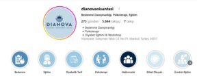 Dianova Instagram Bio Görseli